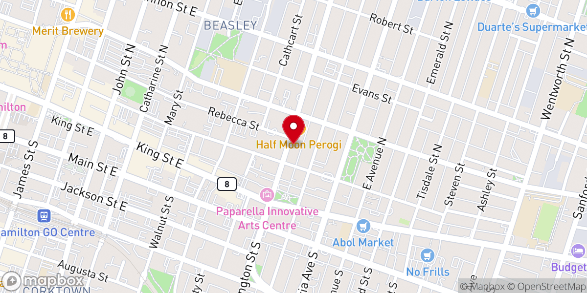Map showing location of The Parish of St. Mark the Evangelist