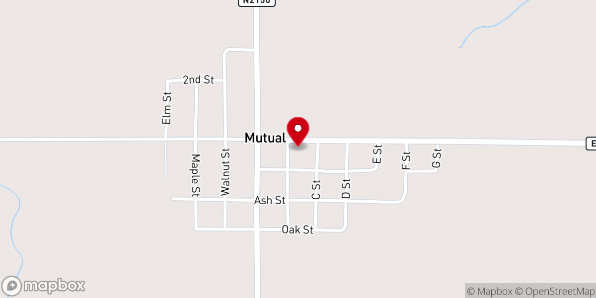 Map showing location of Christian Church