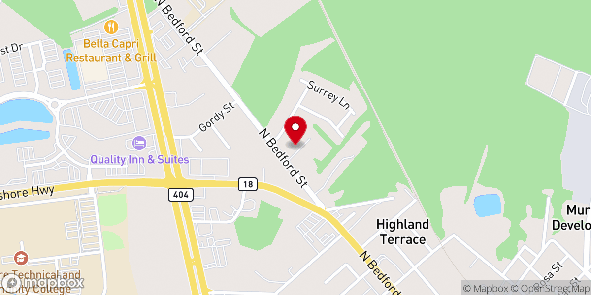 Map showing location of Georgetown Wesleyan Church
