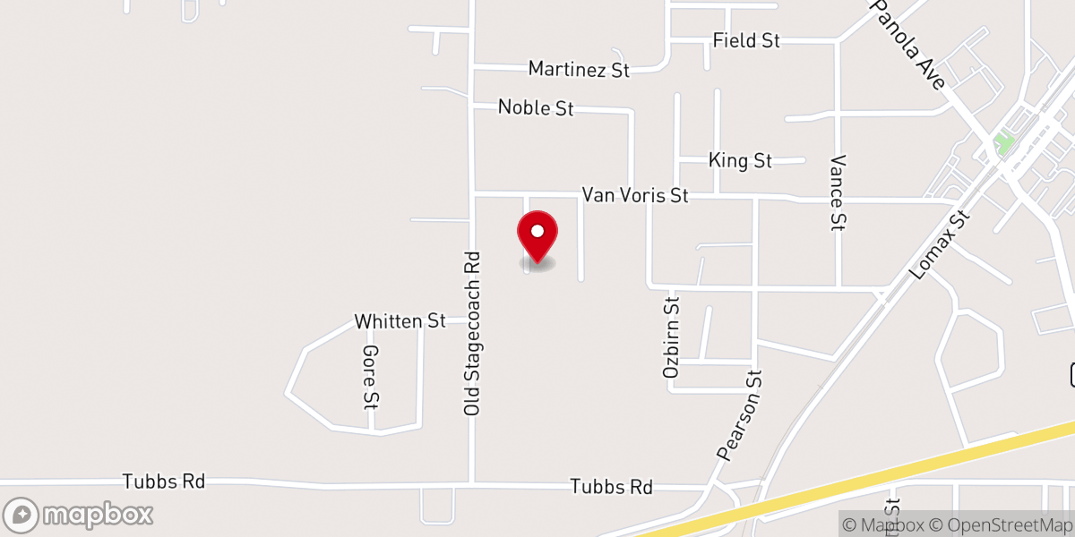 Map showing location of Calvary Church
