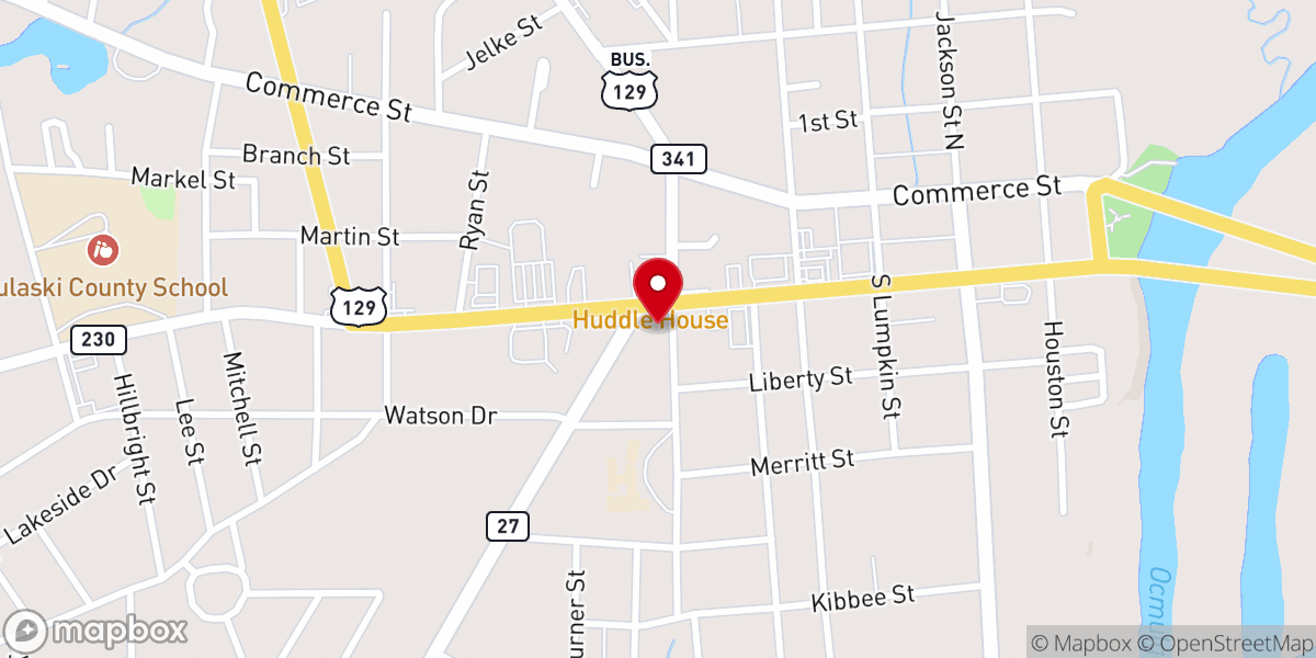 Map showing location of Christian Friends Baptist Church - Food Pantry