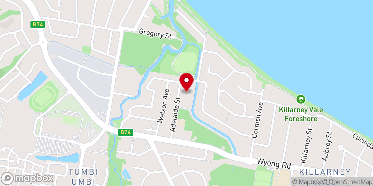 Map showing location of Coast Community Church Tumbi