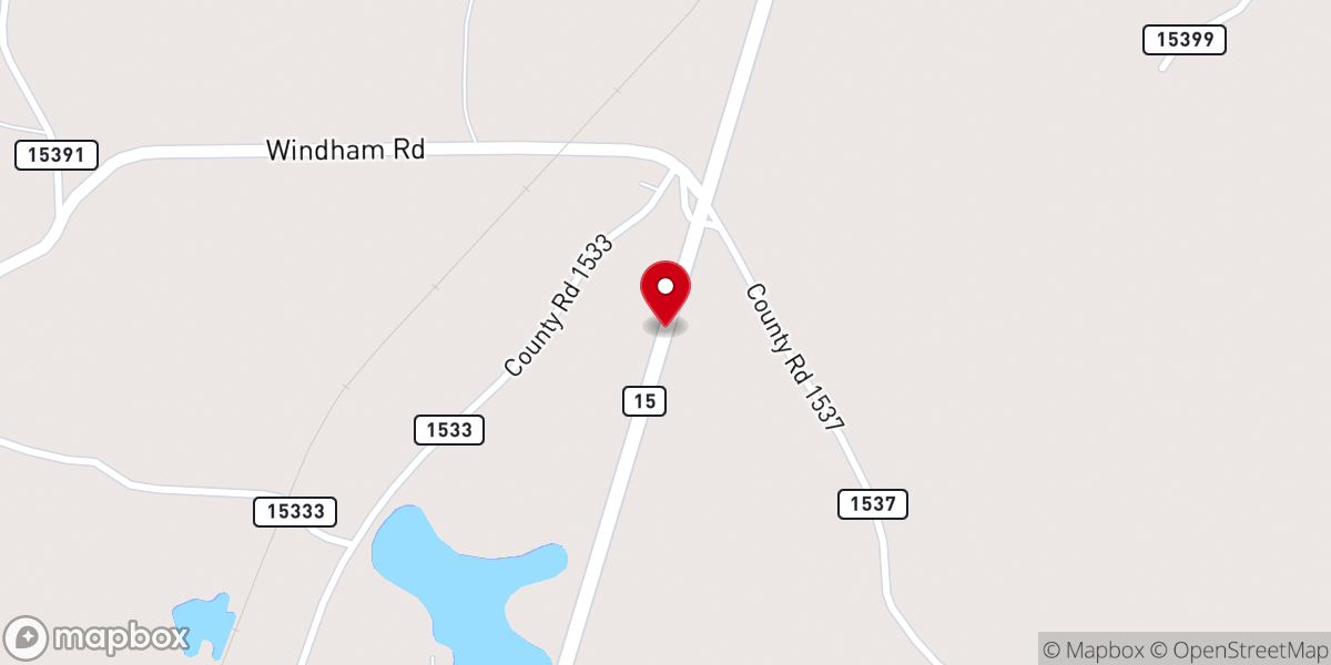Map showing location of Stockyard Cowboy Church