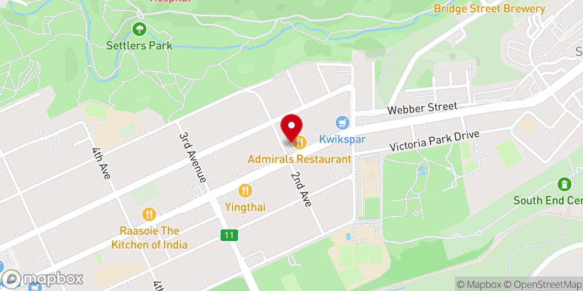 Map showing location of Oxygen Life Church