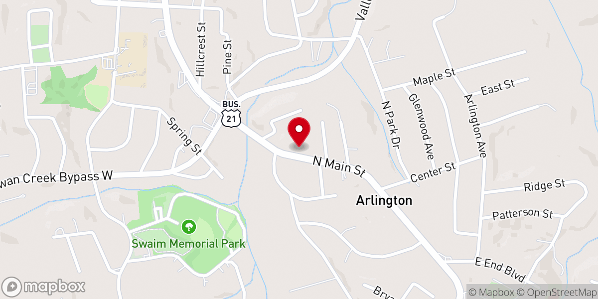Map showing location of Prevailing Word Ministries