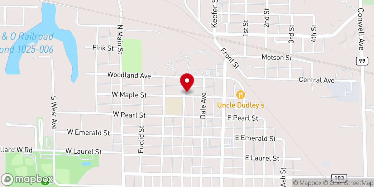 Map showing location of Ricky Branham Ministries International Headquarters