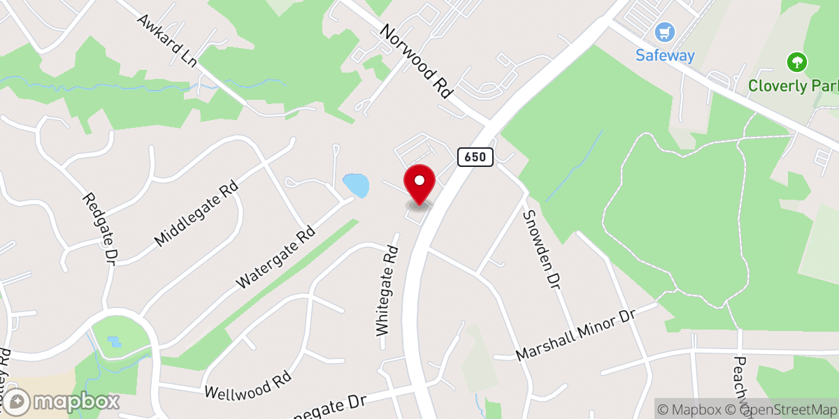 Map showing location of St. Andrew Ukrainian Orthodox Cathedral