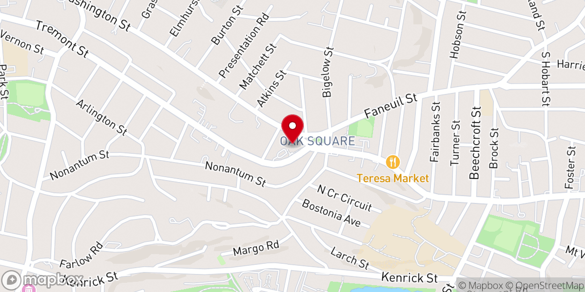 Map showing location of Abundant Grace Church Boston