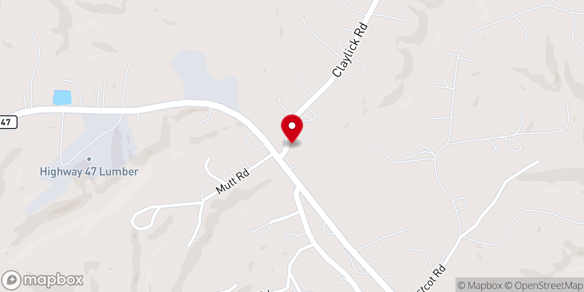 Map showing location of Crossroads church of God, White Bluff, tn