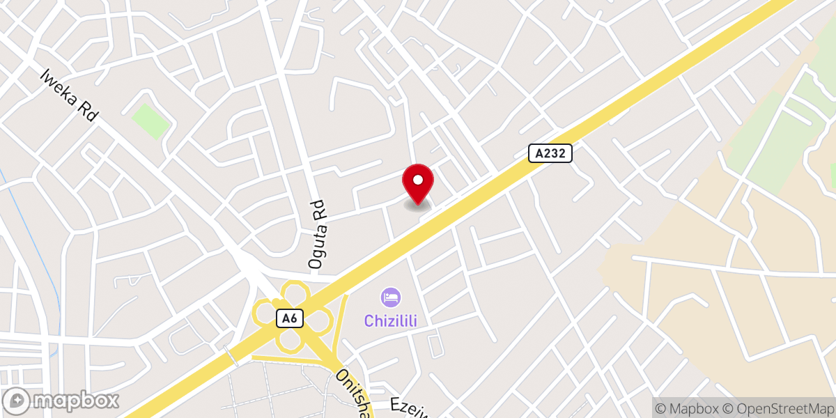 Map showing location of RCCG Kings Palace Parish