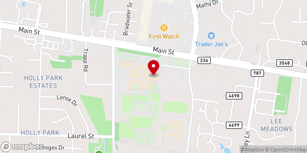 Map showing location of Capital Presbyterian Fairfax