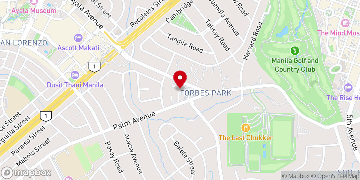 Map showing location of Santuario de San Antonio Parish (Archdiocese of Manila)