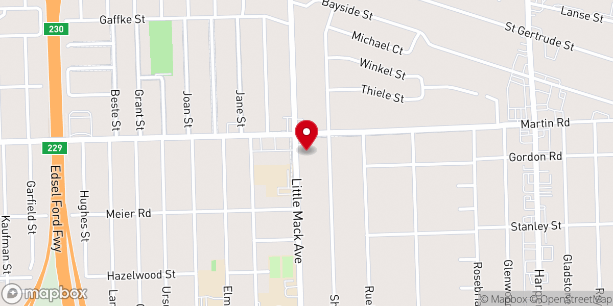 Map showing location of Grounds For Belief Community Church