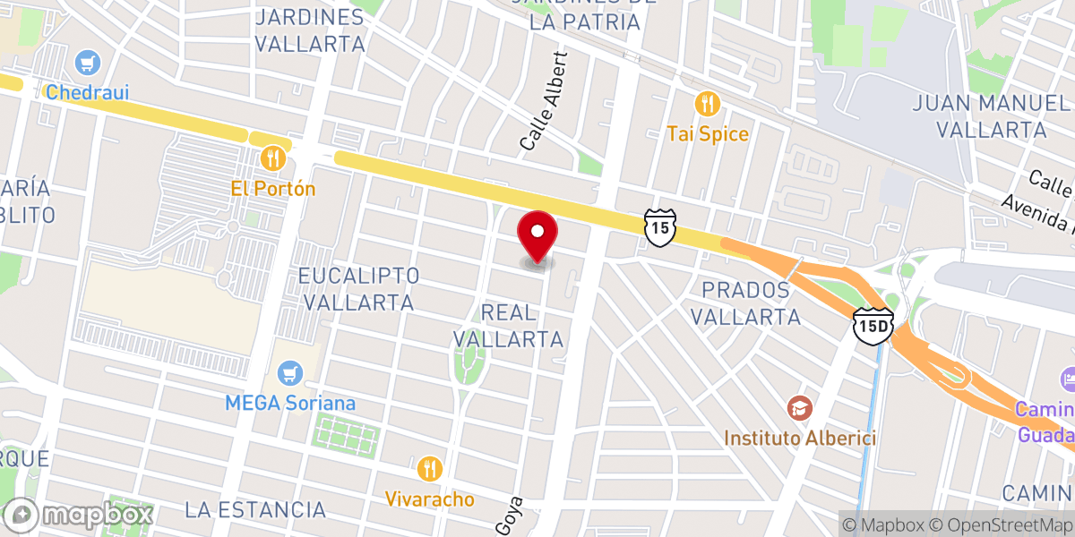 Map showing location of Congregacion Cristiana Bautista Palabra Viva