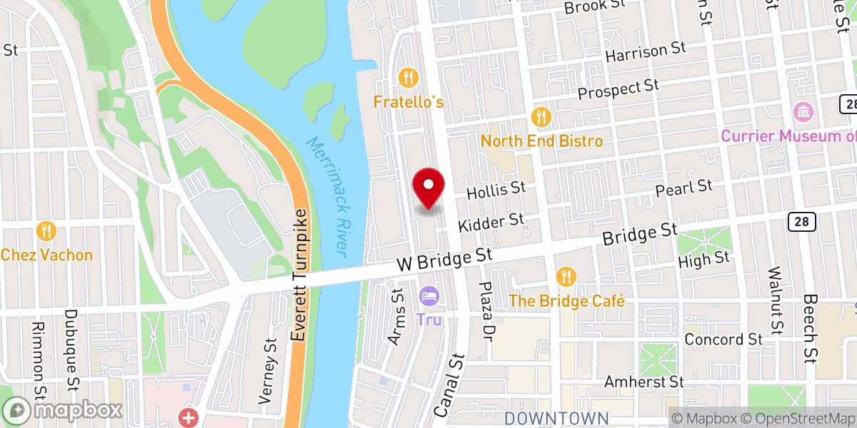 Map showing location of Life Church Assemblies of God