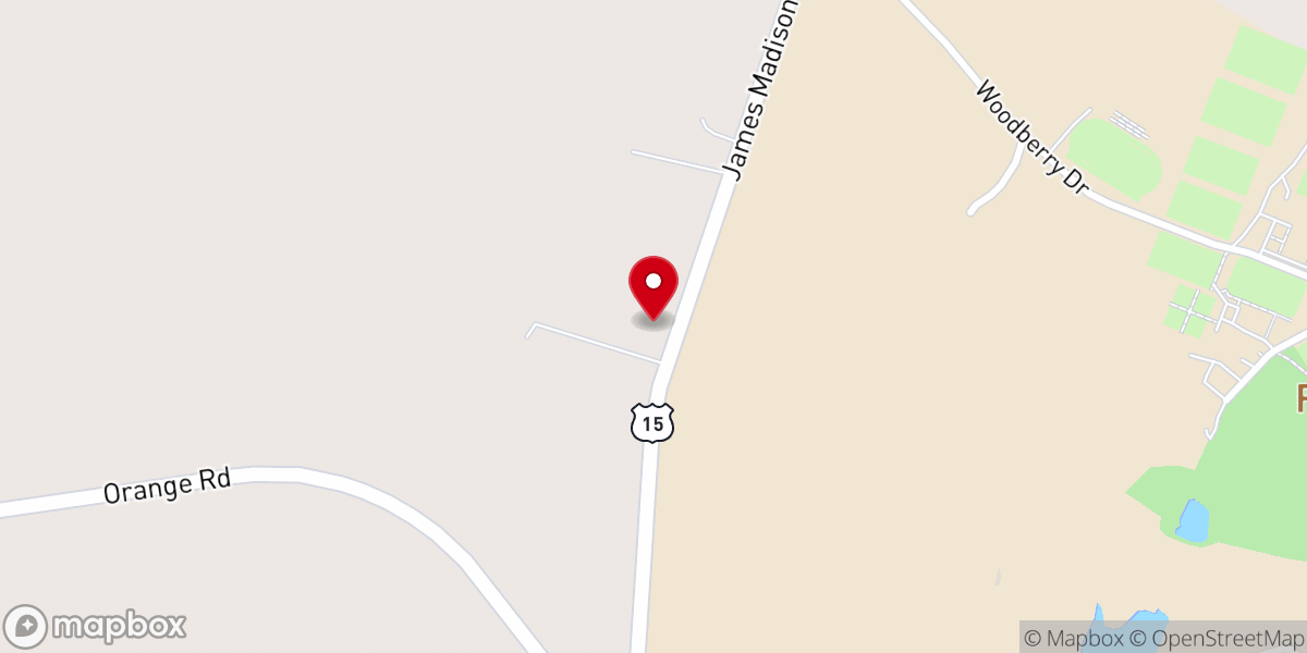 Map showing location of New Fellowship Christian Center