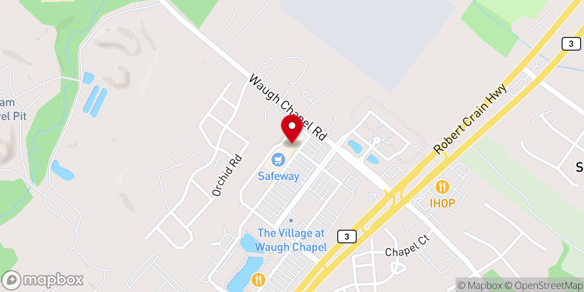 Map showing location of Norman's Hallmark Shop