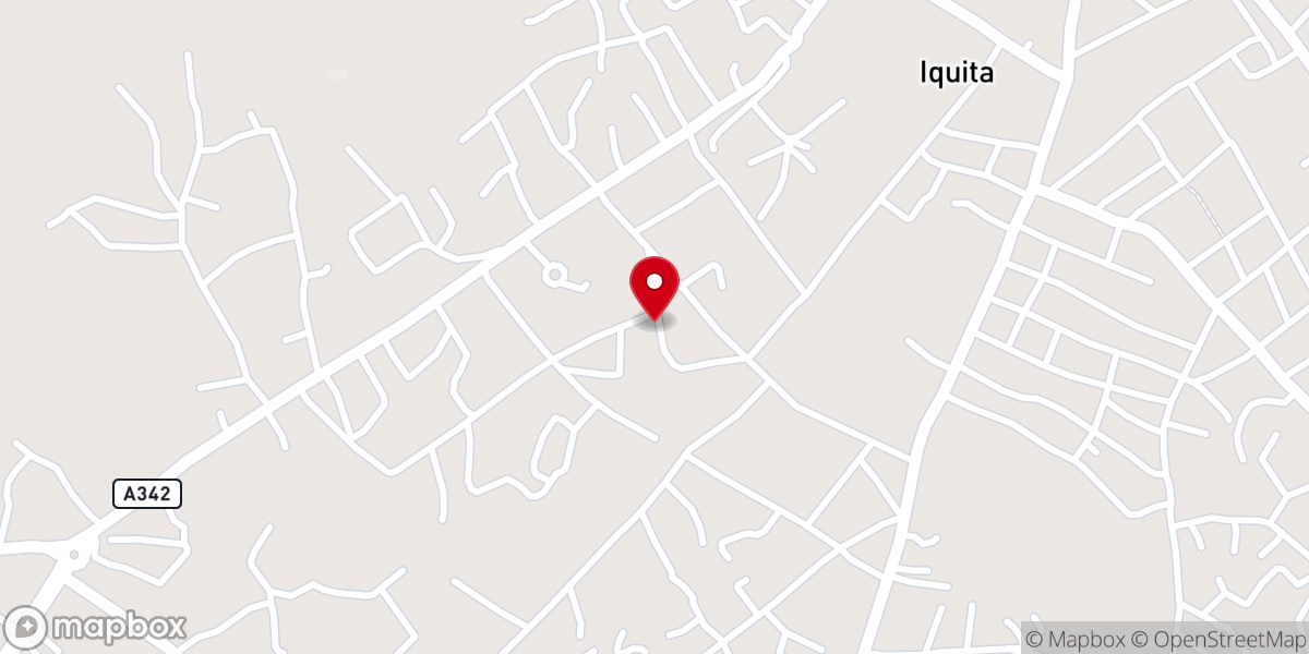 Map showing location of Holy Trinity Catholic Parish