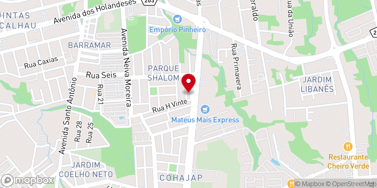 Map showing location of Igreja Batista Nacional Videir