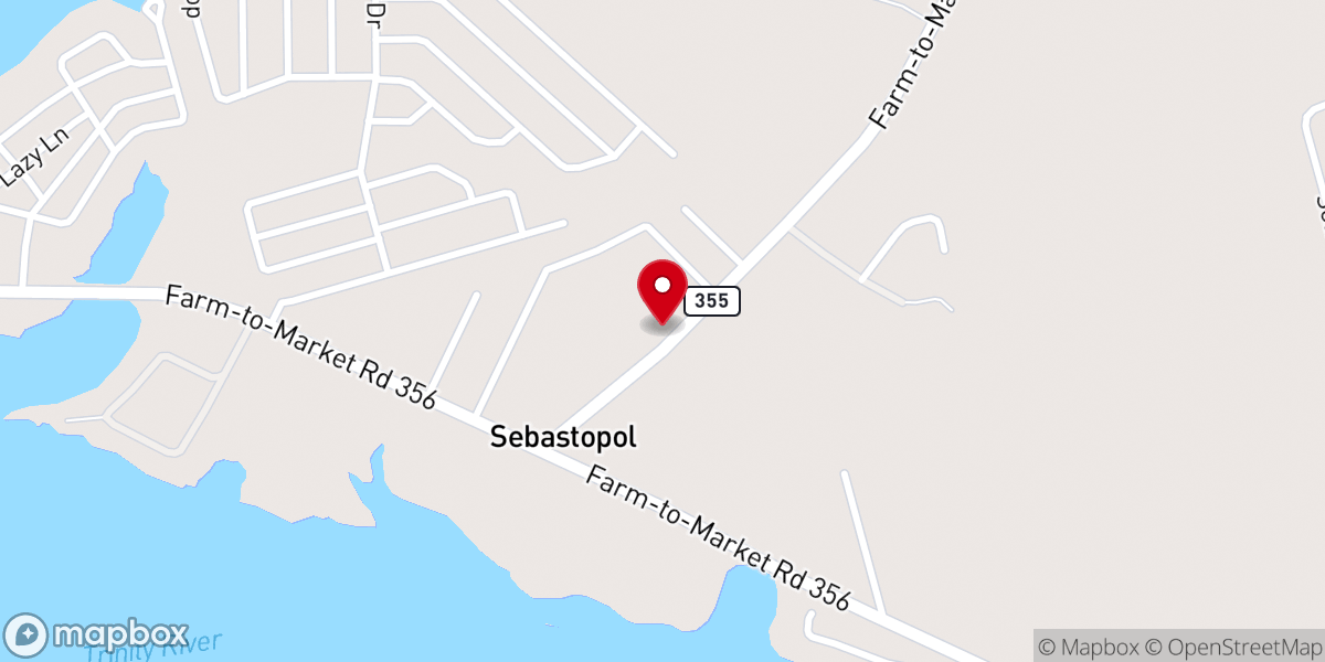 Map showing location of Friendship Harbor Church