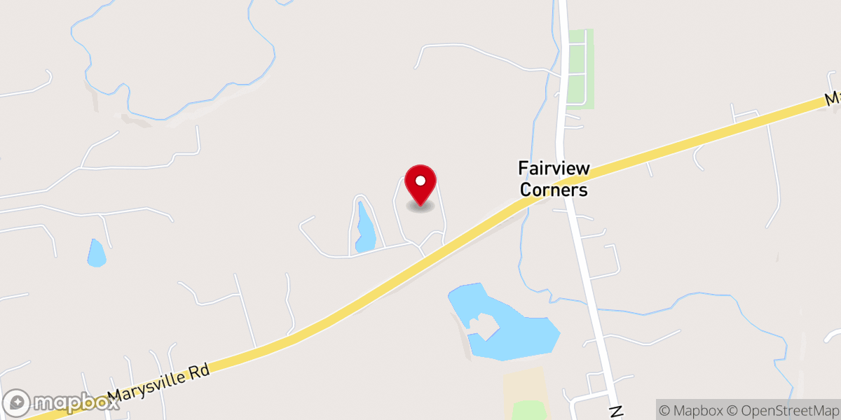 Map showing location of Leeds Farm