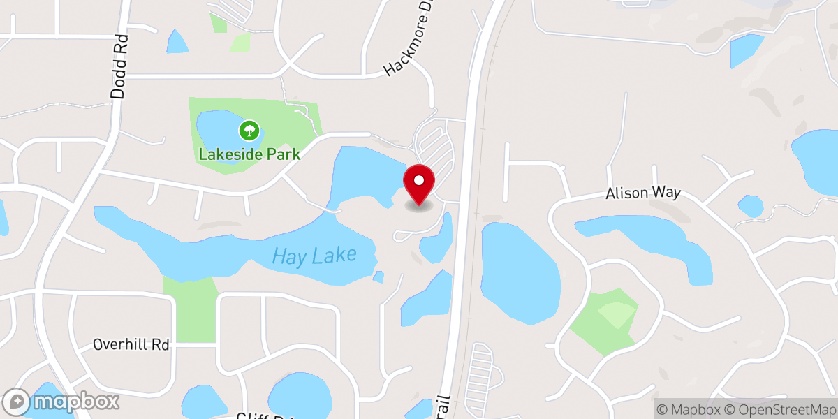 Map showing location of St Thomas Becket Catholic Church
