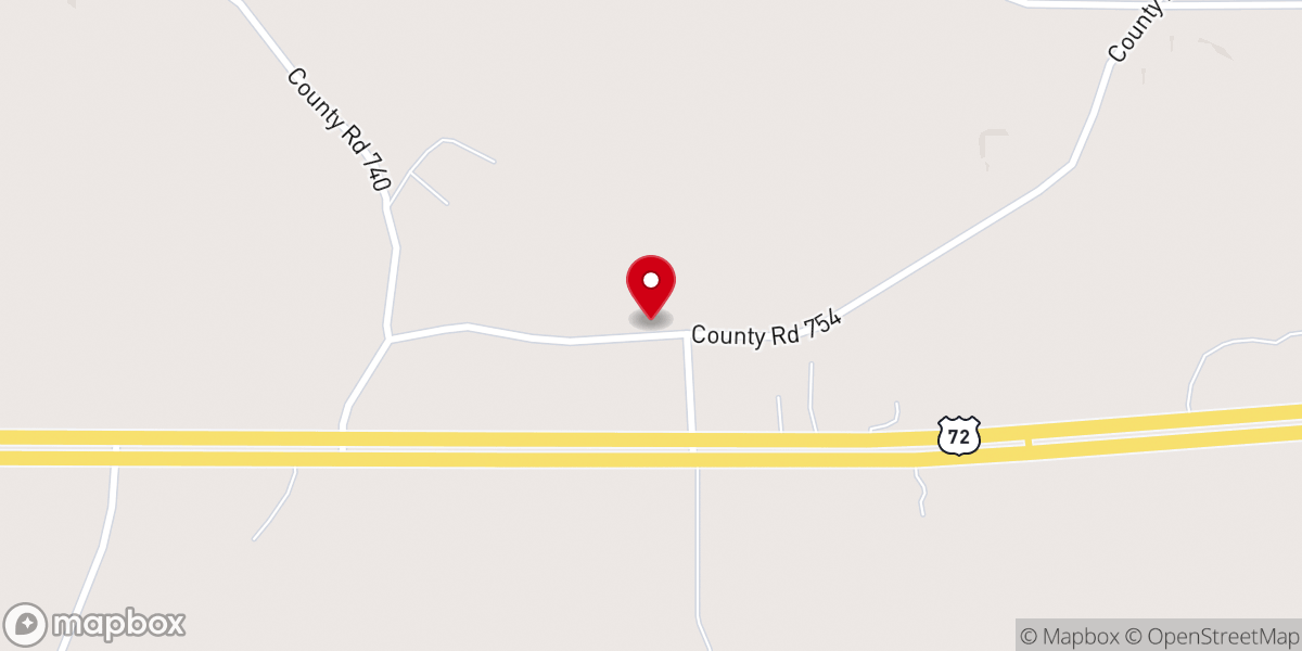 Map showing location of Shiloh Baptist Church