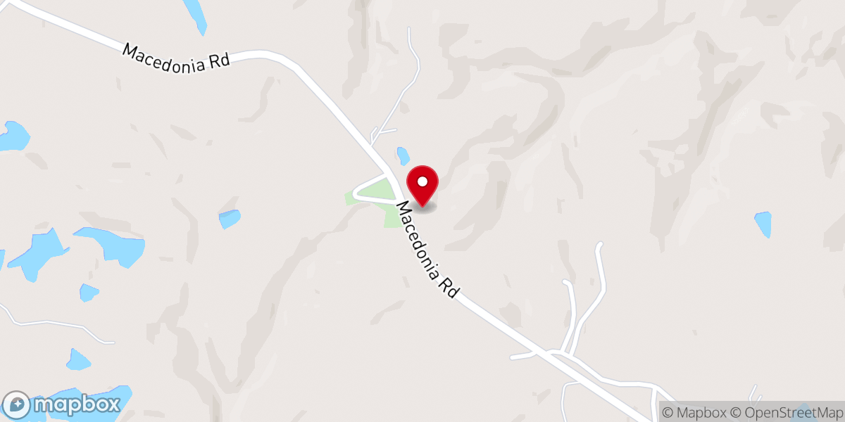 Map showing location of Macedonia Missionary Baptist Church