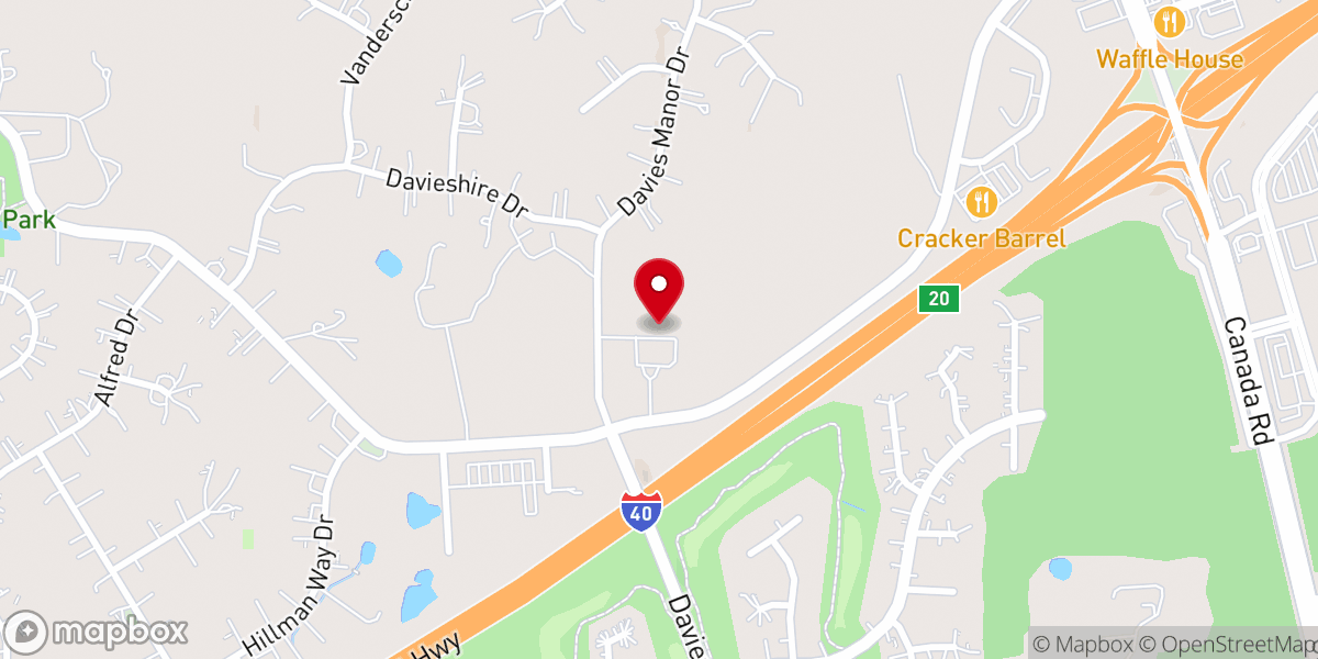 Map showing location of St Philip Episcopal Church
