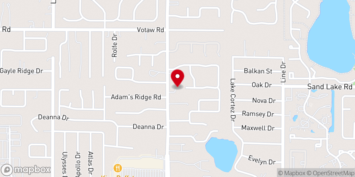 Map showing location of Wildfire Church