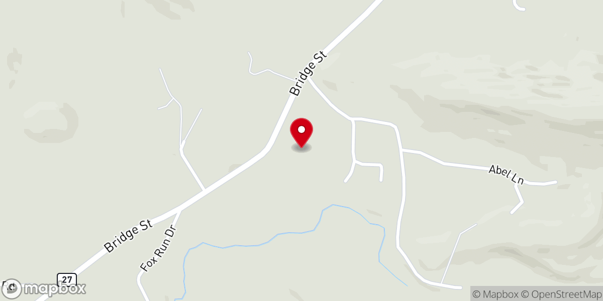 Map showing location of Faith Tabernacle