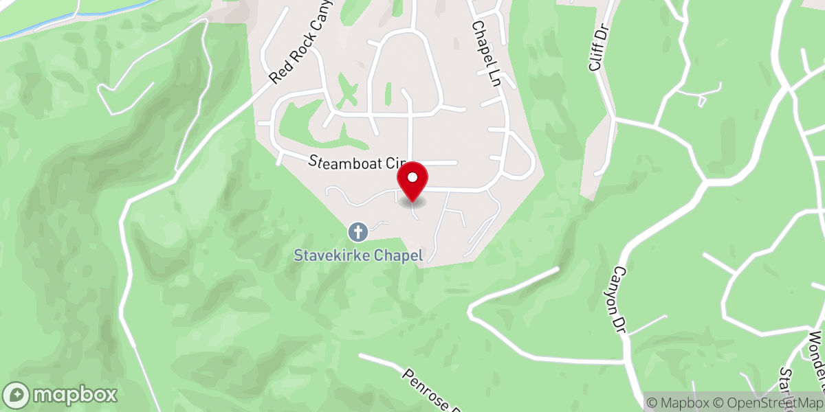 Map showing location of Chapel Dr