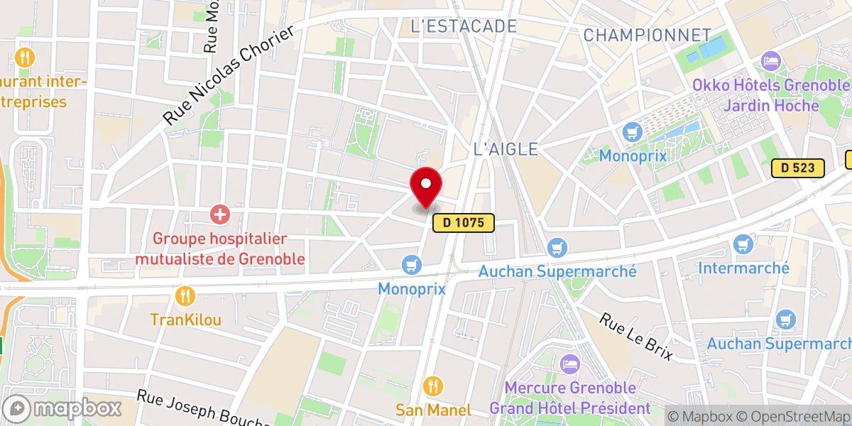Map showing location of Chapelle Sainte-Marie-Saint-Michel
