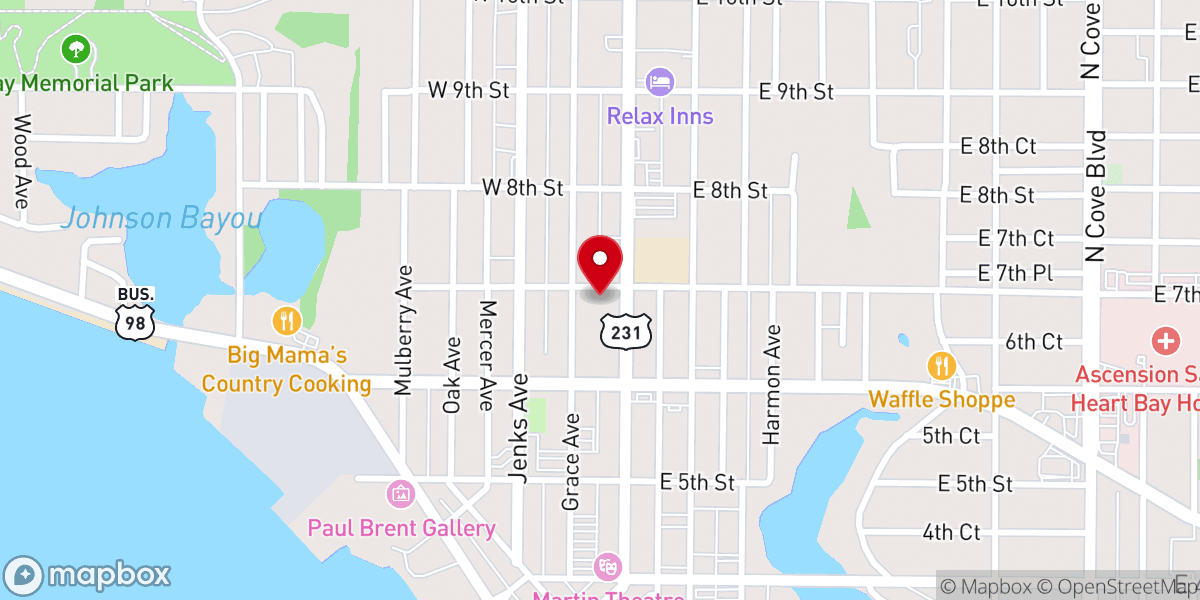Map showing location of home the most excellent way christian fellowship