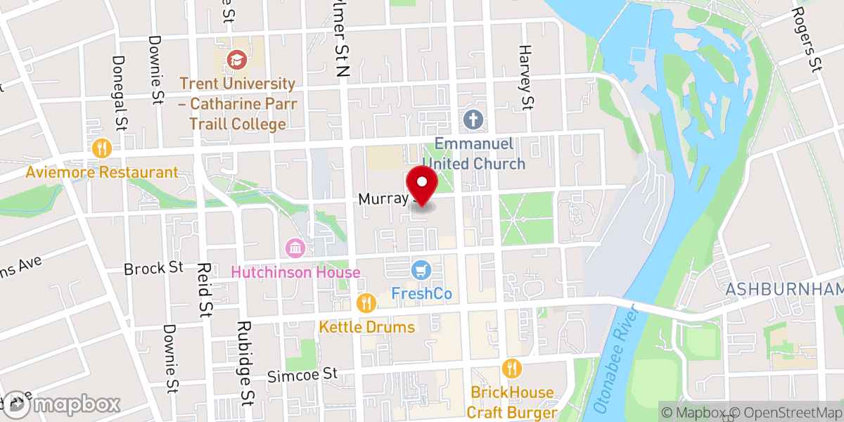 Map showing location of Murray Street Baptist Church