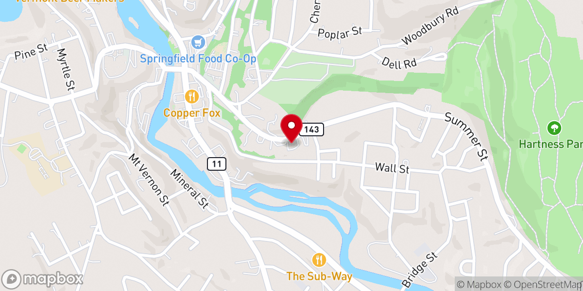Map showing location of Davis Memorial Chapel