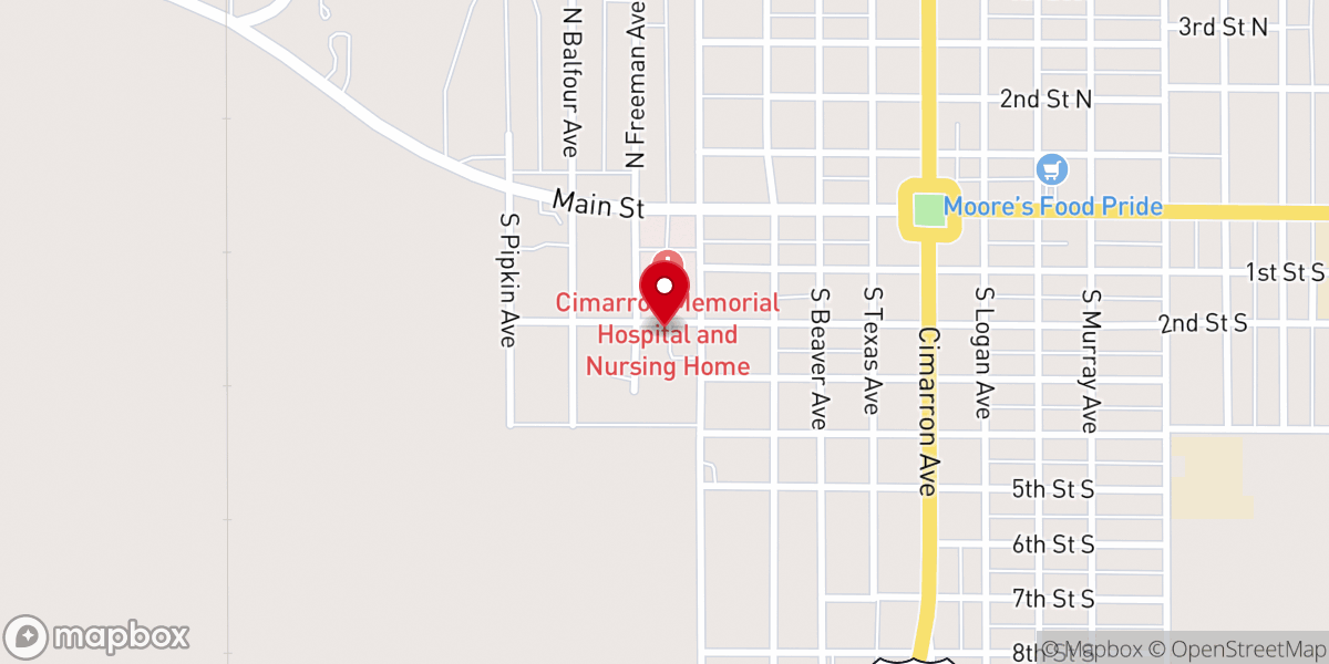 Map showing location of Catholic Rectory