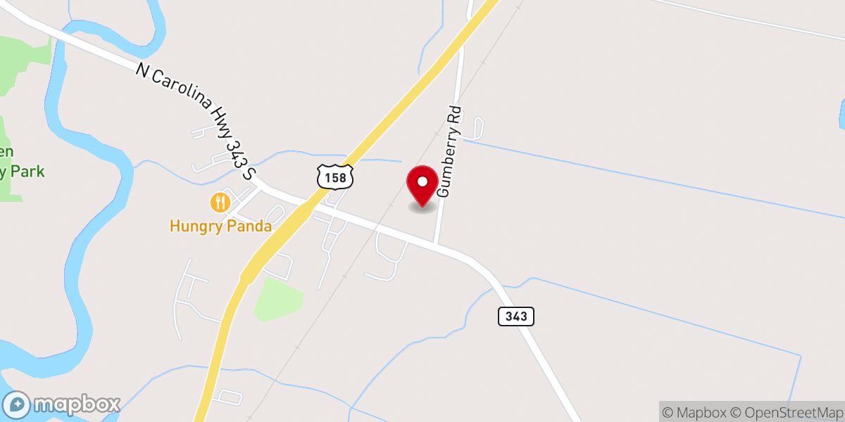 Map showing location of New MT Zion COGIC Deliverance Center