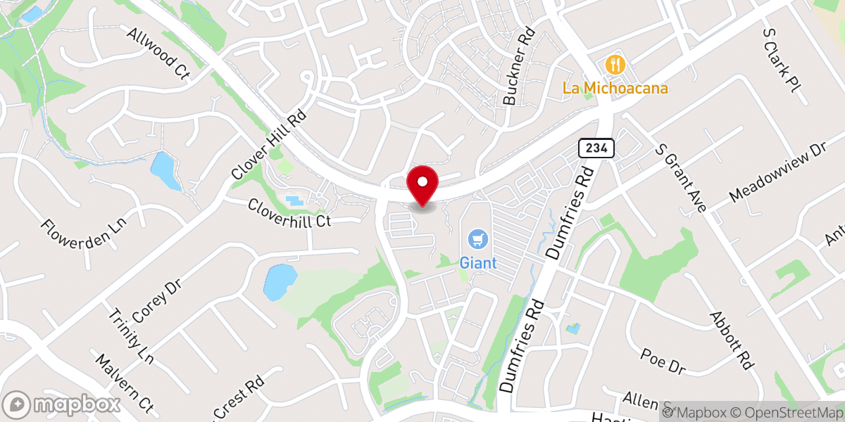 Map showing location of Grace United Methodist Church