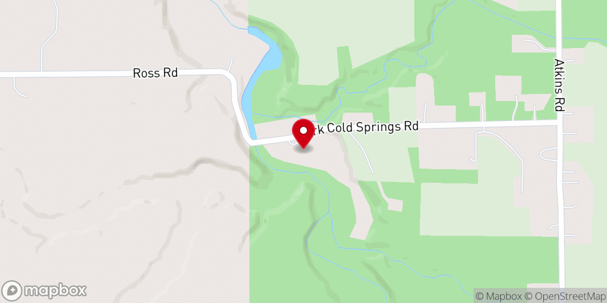 Map showing location of Camp Koinonia