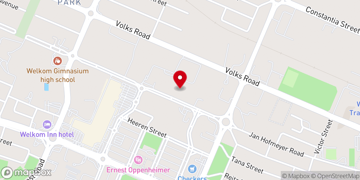 Map showing location of Catholic Church