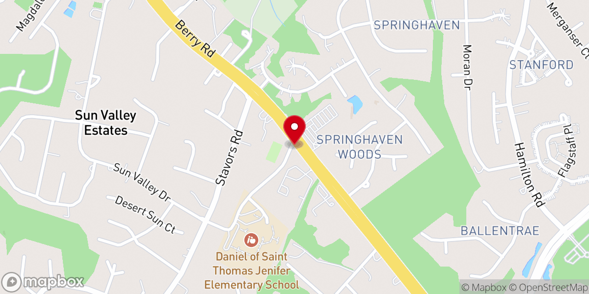 Map showing location of Waldorf Seventh-day Adventist Church