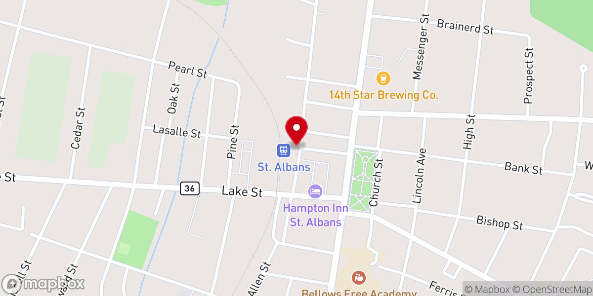 Map showing location of Harvest Bible Baptist Church