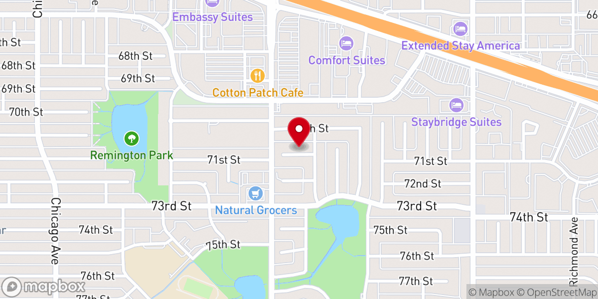 Map showing location of Real Life Fellowship
