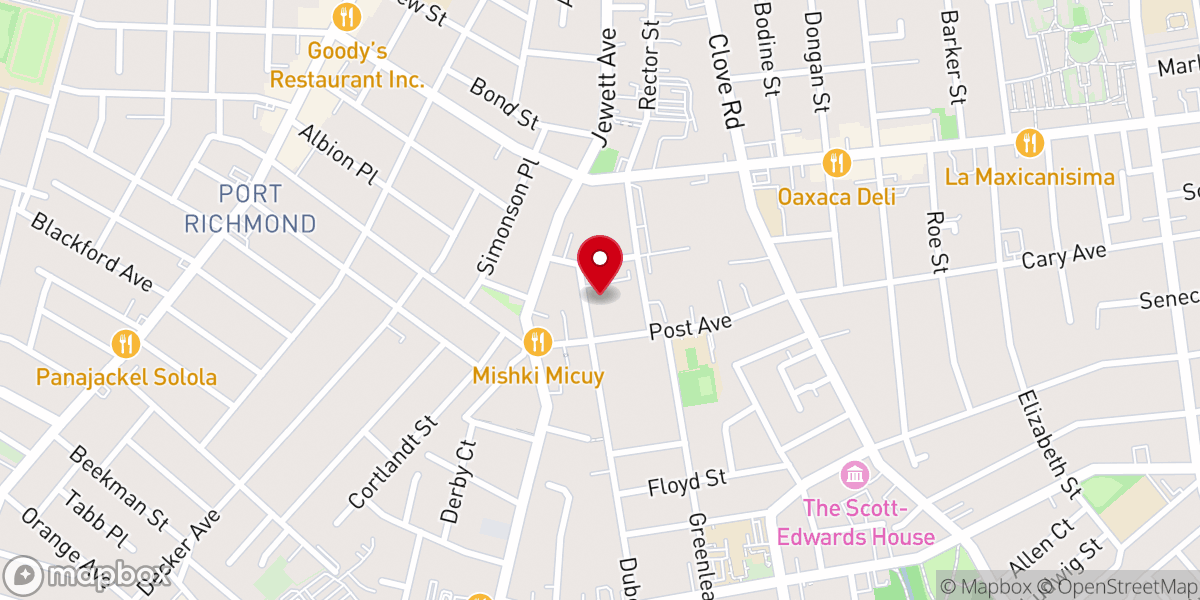 Map showing location of Mt Calvary Holy Church