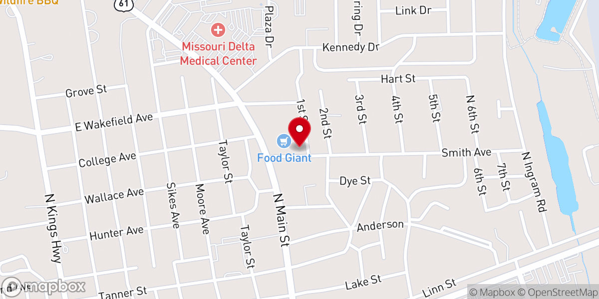 Map showing location of New Day Ministries