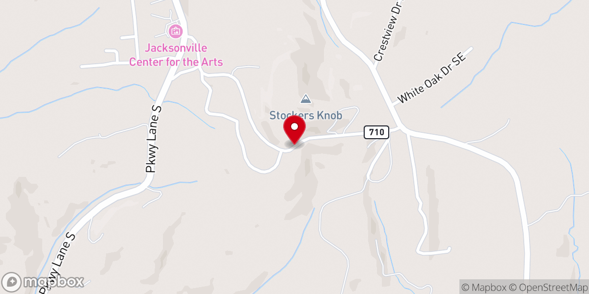 Map showing location of Mountain View SDA Church