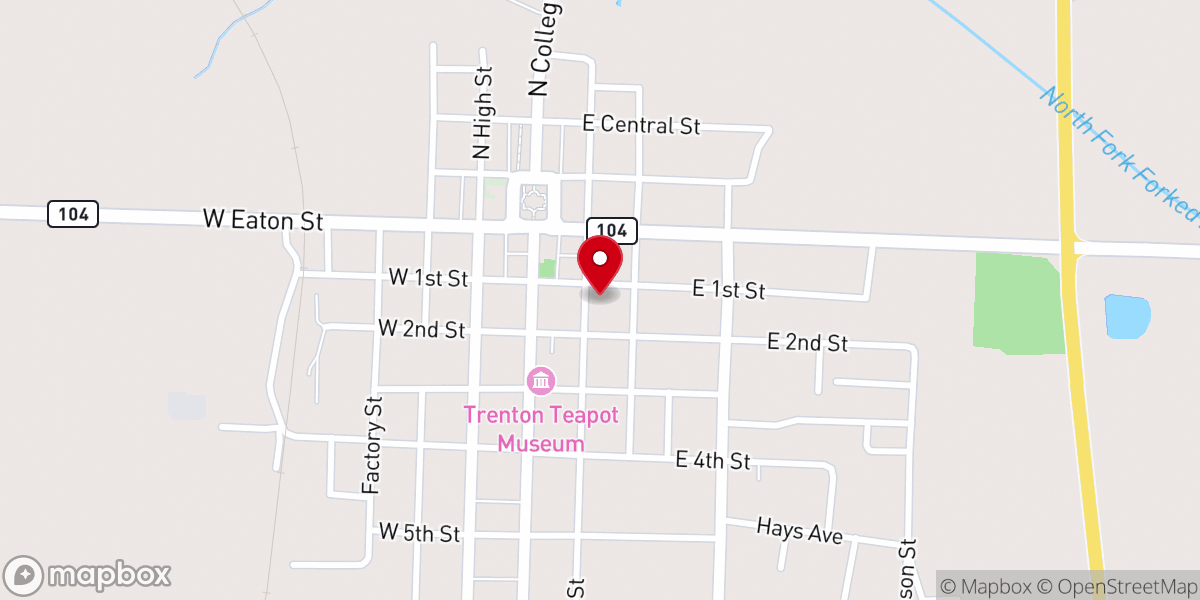 Map showing location of Emmanuel Miracle Church