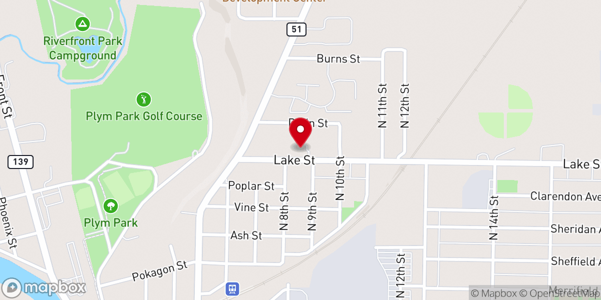 Map showing location of New Vision An Apostolic Faith
