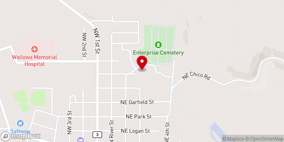 Map showing location of Enterprise SDA Church
